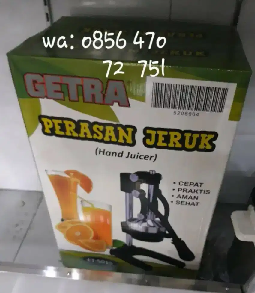 Hand Juicer Getra Perasan Pemeras Jeruk Jus manual ET-5015