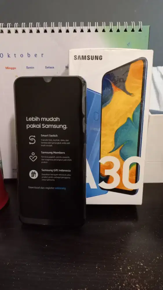 Jual cpt HP Samsung A30 4/64 mls seperti baru