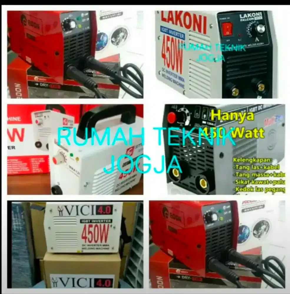 ((RUMAH TEKNIK JOGJA)Las inverter berbagai merk tersedia disini