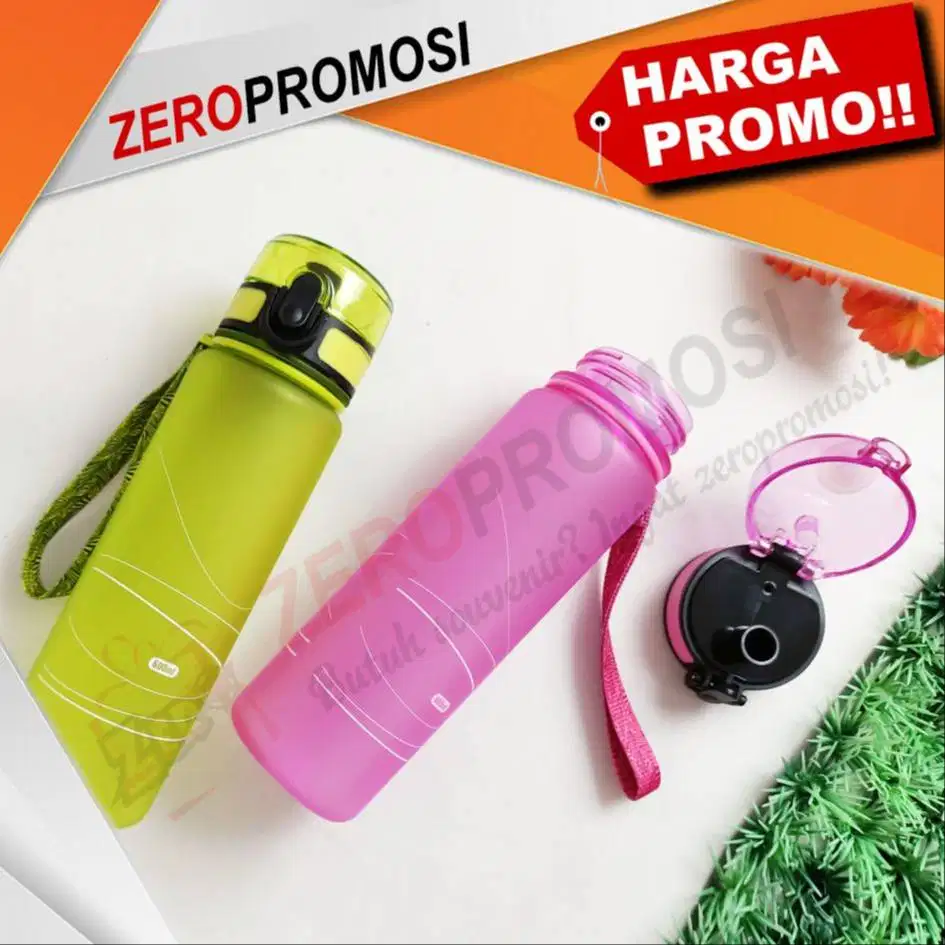 Souvenir Botol minum LOCK & LOCK One Touch Cap Bottle HLC951 600ml