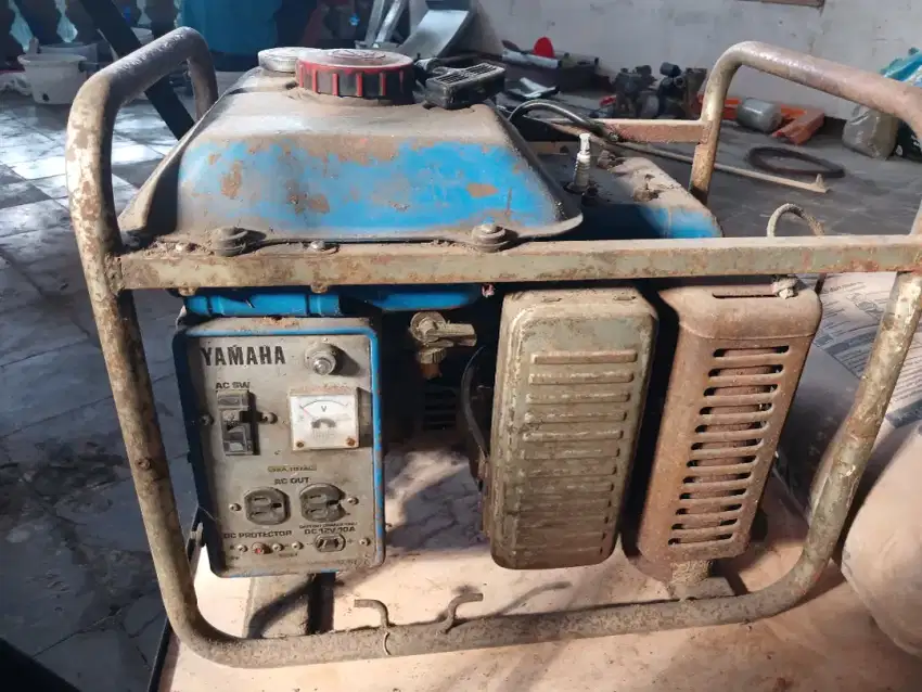 Genset yamaha 110v normal siap pakai malang