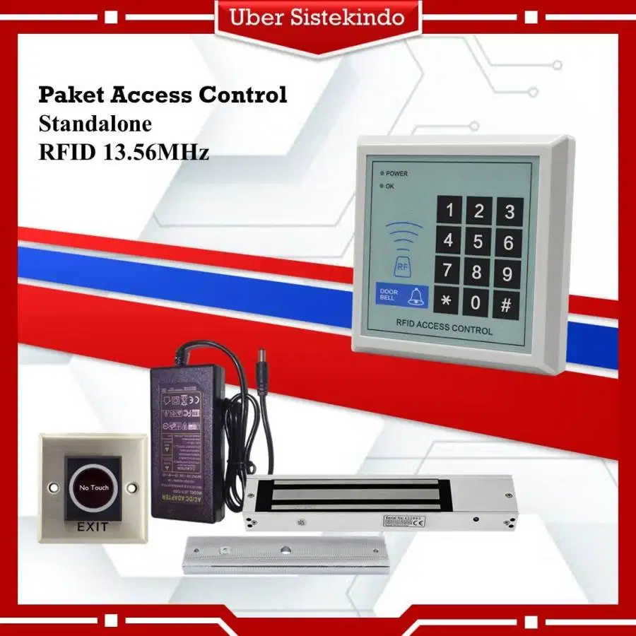 Paket Access Door Standalone RFID Card & PIN FREE PASANG DAN SETTING