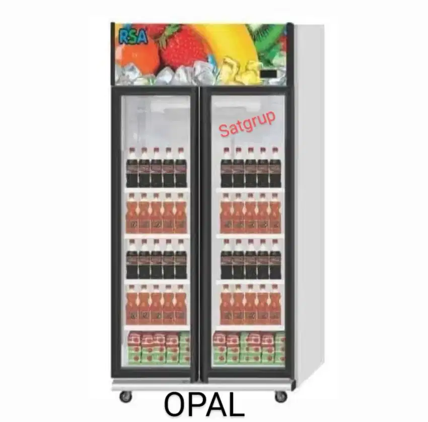 Showcase rsa 2 pintu opal / kulkas display cooler RSA OPAL