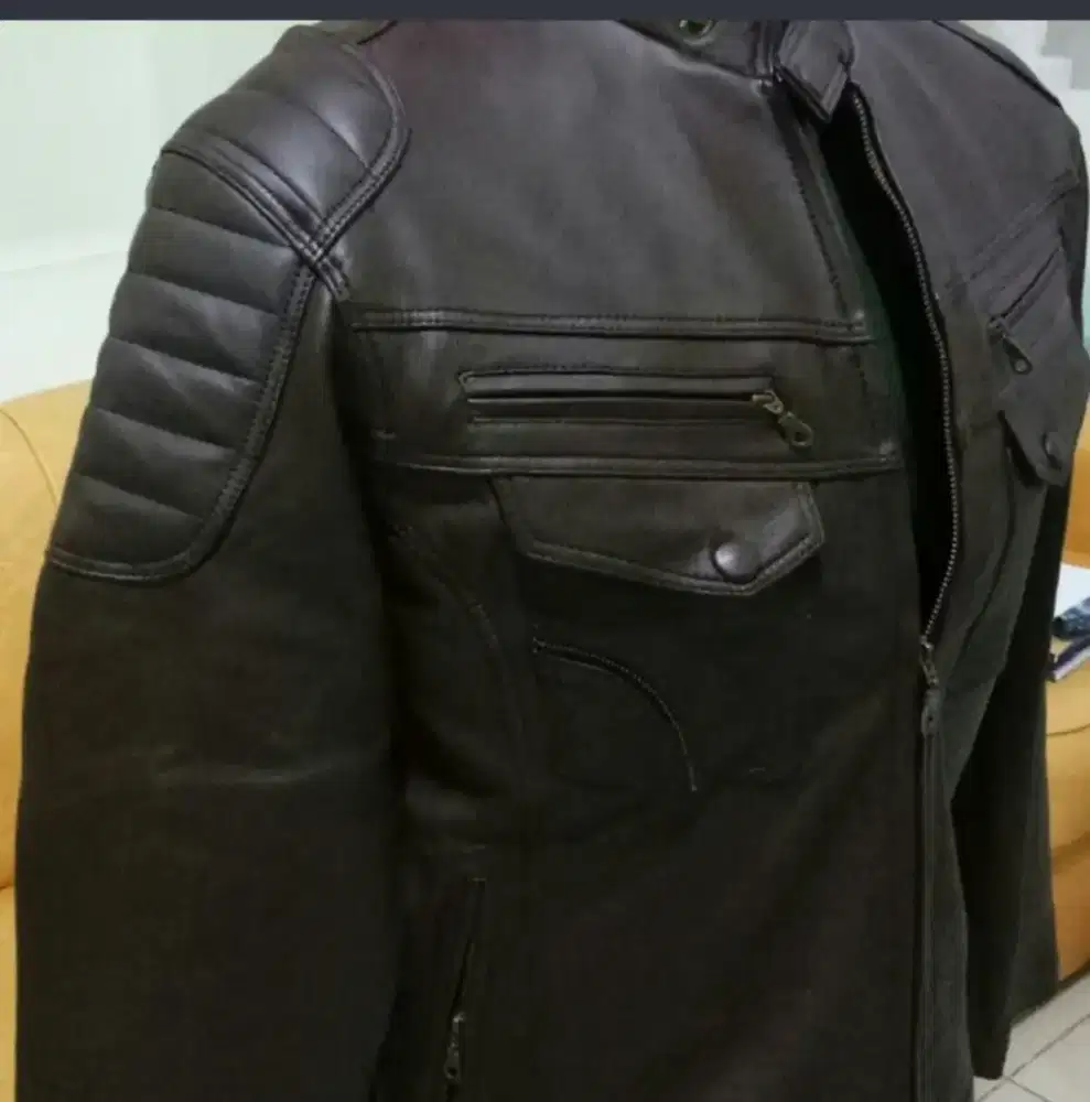 Jaket kulit domba asli Garut super