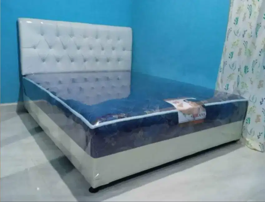 Springbed Kirana langsung dari pabrik warna coklat putih