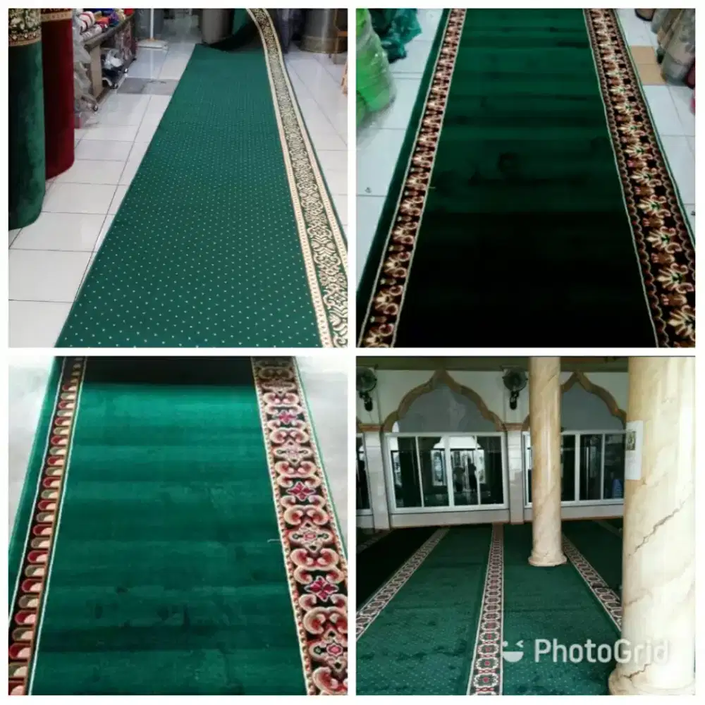 Karpet Sajadah Masjid Medeena Almira Kingdom Mecca dan Import Turki