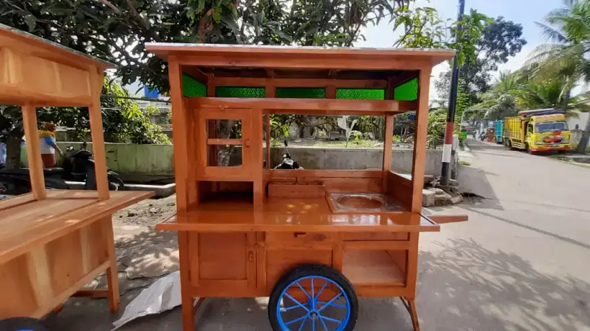Gerobak bakso , Gerobak mie ayam, gerobak soto, Gerobak bubur bisa COD