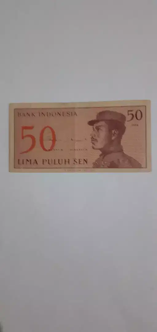 Uang kertas 50 sen th 1964