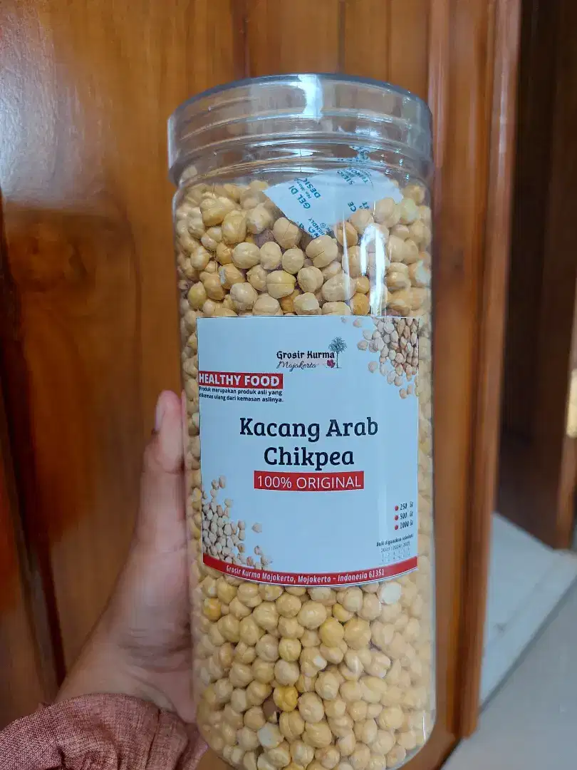 Kacang Arab Chickpea Kemasan Toples 500 Gr