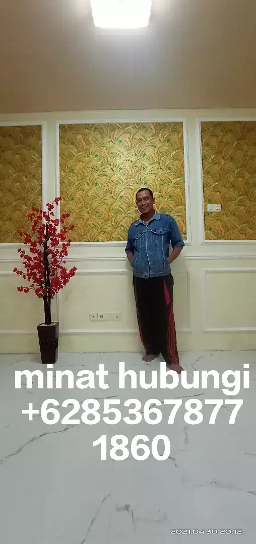 Wall moulding bingkai dinding rumah minimalis modern