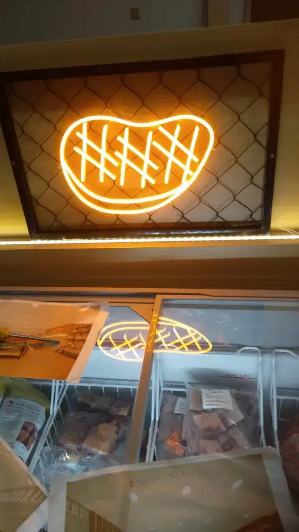 letterbox neon box huruf timbul big sale