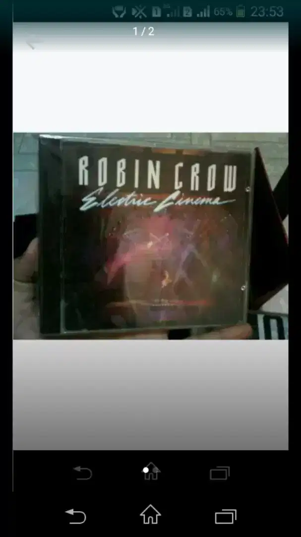 Cd Instrumental Guitar - Robin Crow - Electric Cinema