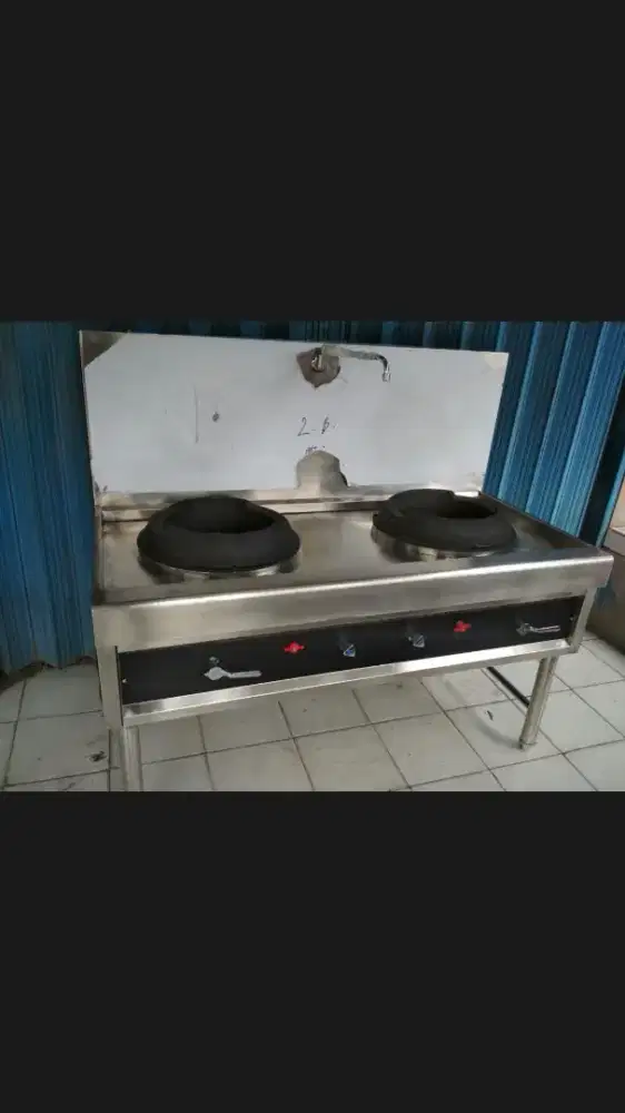 Jual Murah Kompor Double Kwali Range murah Stainless Steel