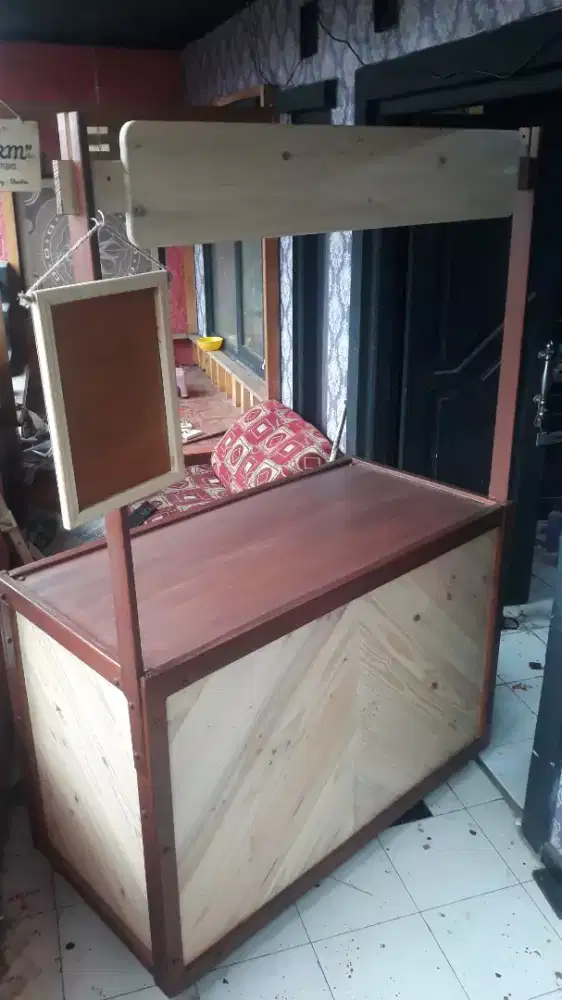 Booth kopi gerobak jualan