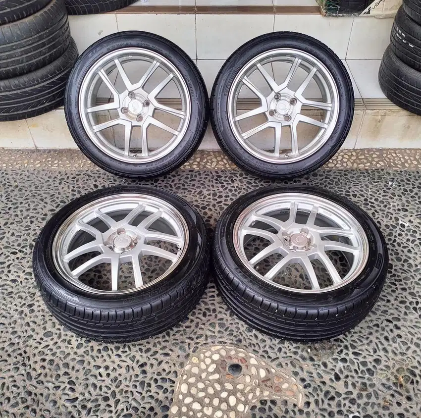 Enkei AllTwo R17 Original Made in Japan. Ori 4x100 + Ban like NEW.