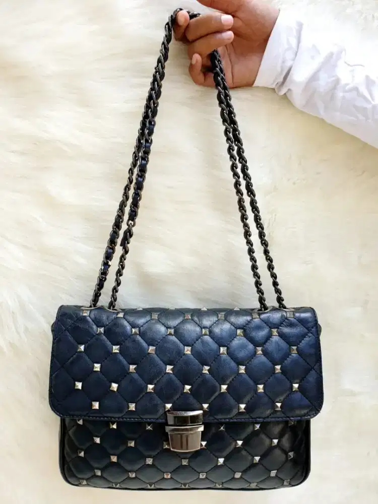 Tas Uterque Shoulder Bag Sling Bag Made In Spain Kulit Asli