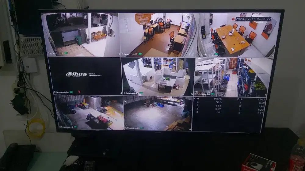 Paket Cctv 2 Kamera Cctv 2mp, Termasuk Pasang, Garansi 1 tahun