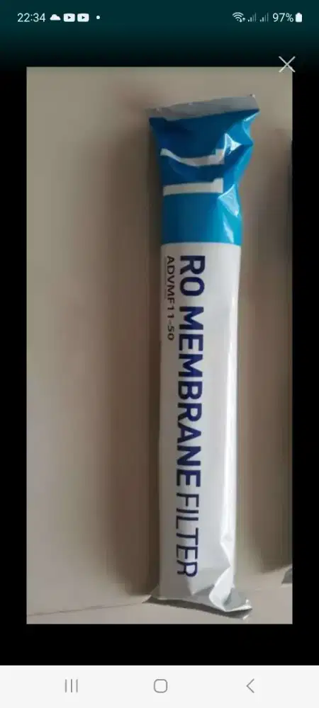 Filter Reverse Osmosis MEMBRANE merek Advance bekas pakai sendiri.