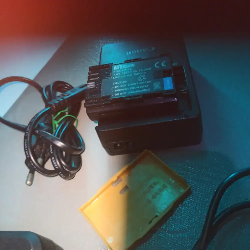 charger canon ori baterai li-lion