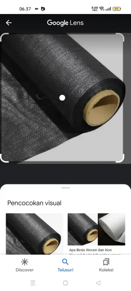 Geotextille Non Woven Korea Made Black