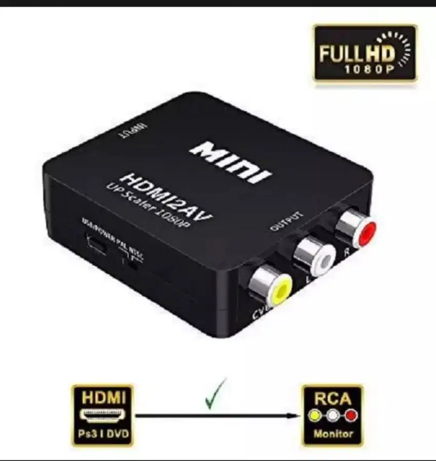 Mediatech HDMI to AV RCA Converter Adapter / HDMI2AV, hdmi to av