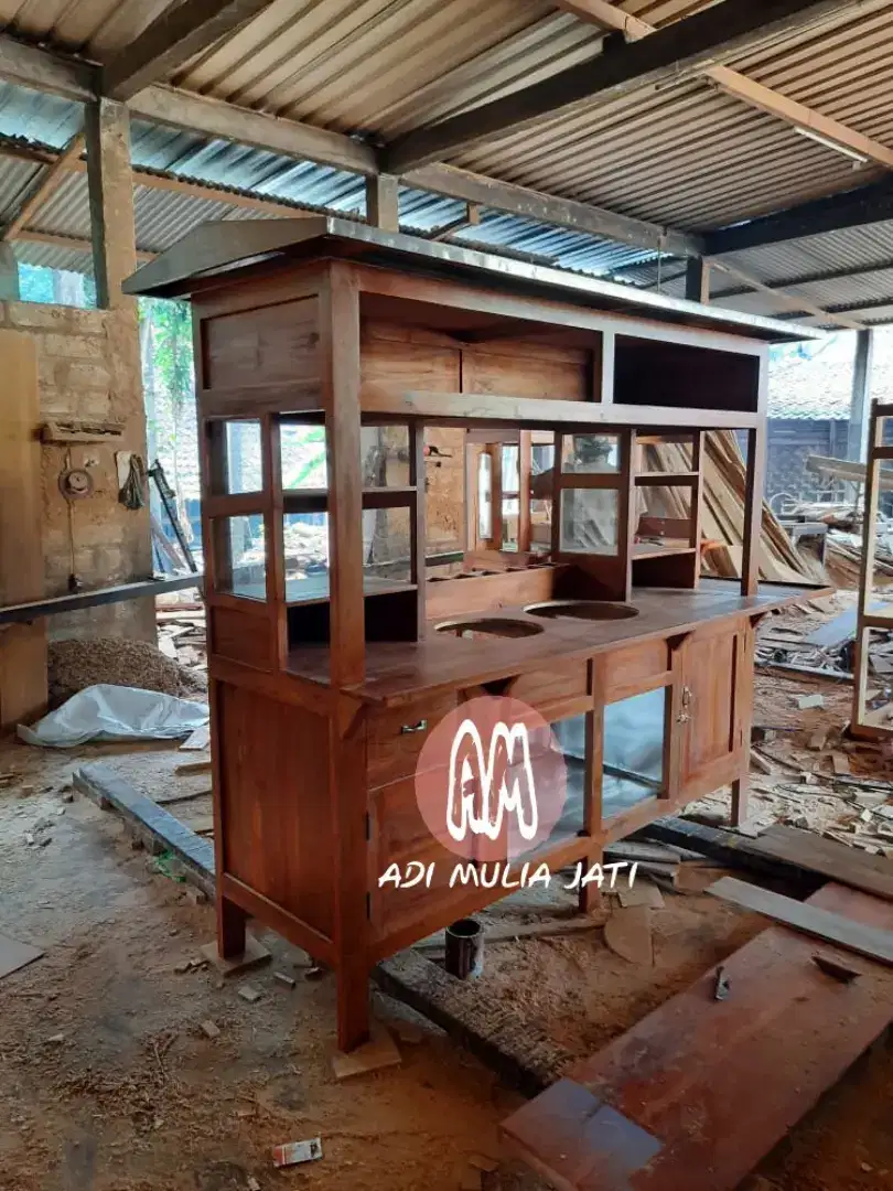 Gerobak grobak bakso mie ayam soto baru