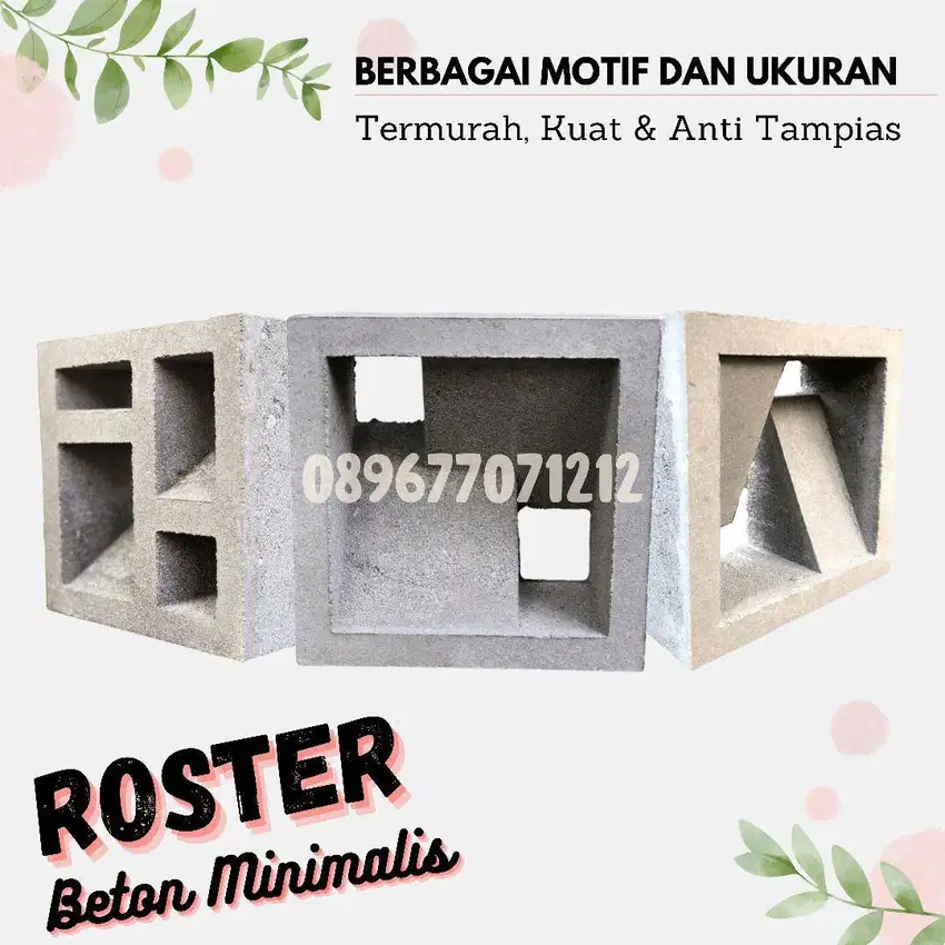 Terlaris Roster Bahan Beton Minimalis Kuat