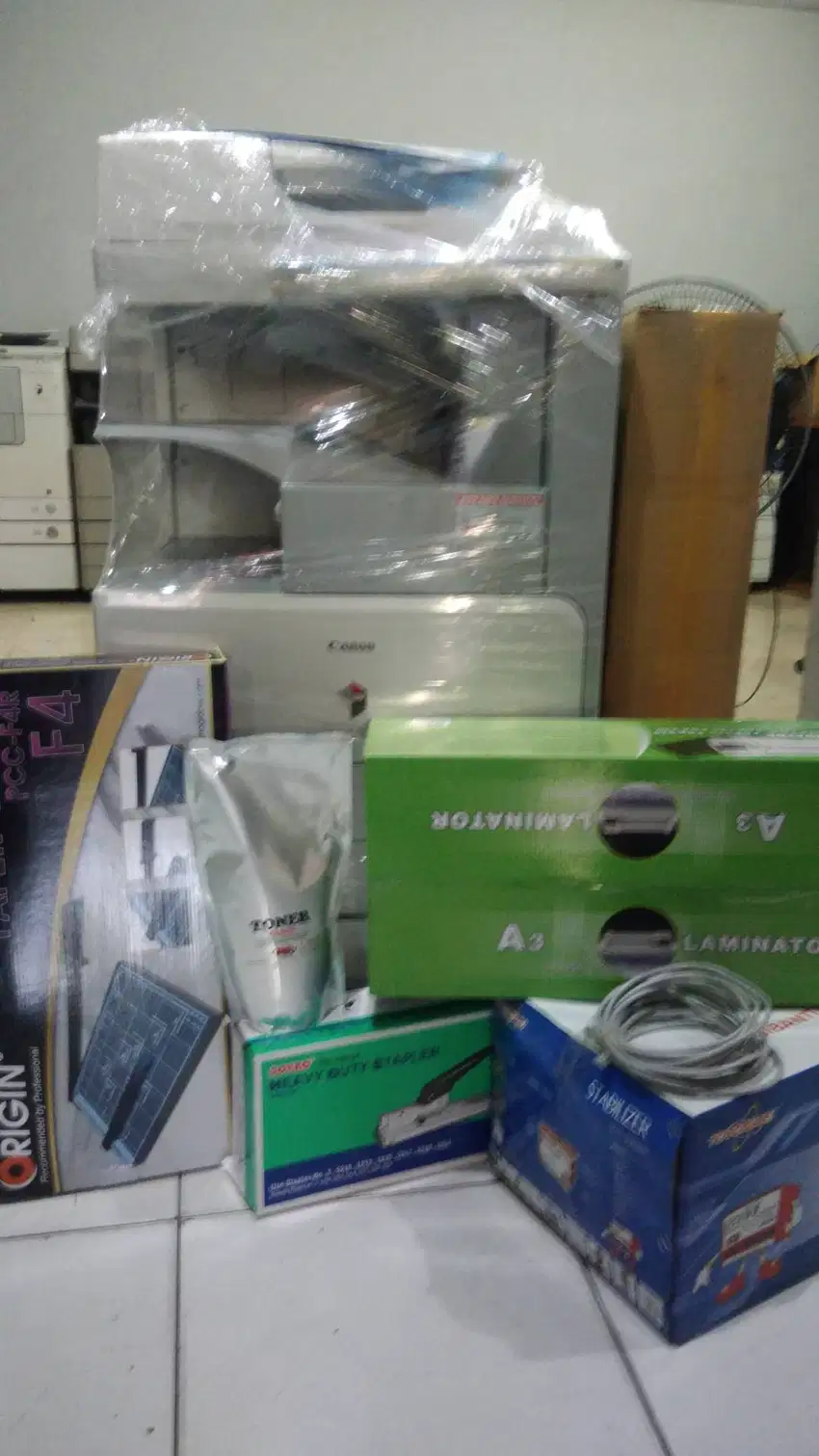 Mesin Fotocopy canon iR3235 paket usaha bonus stabilizer