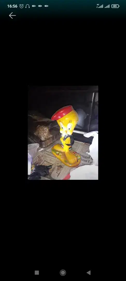 Patung Tweety kuning edition
