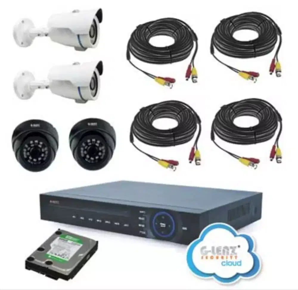 Spesialis paket kamera cctv 4ch bergaransi