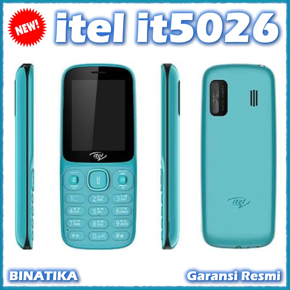 Baru - HP itel it5026 Dual SIM Camera Garansi Resmi