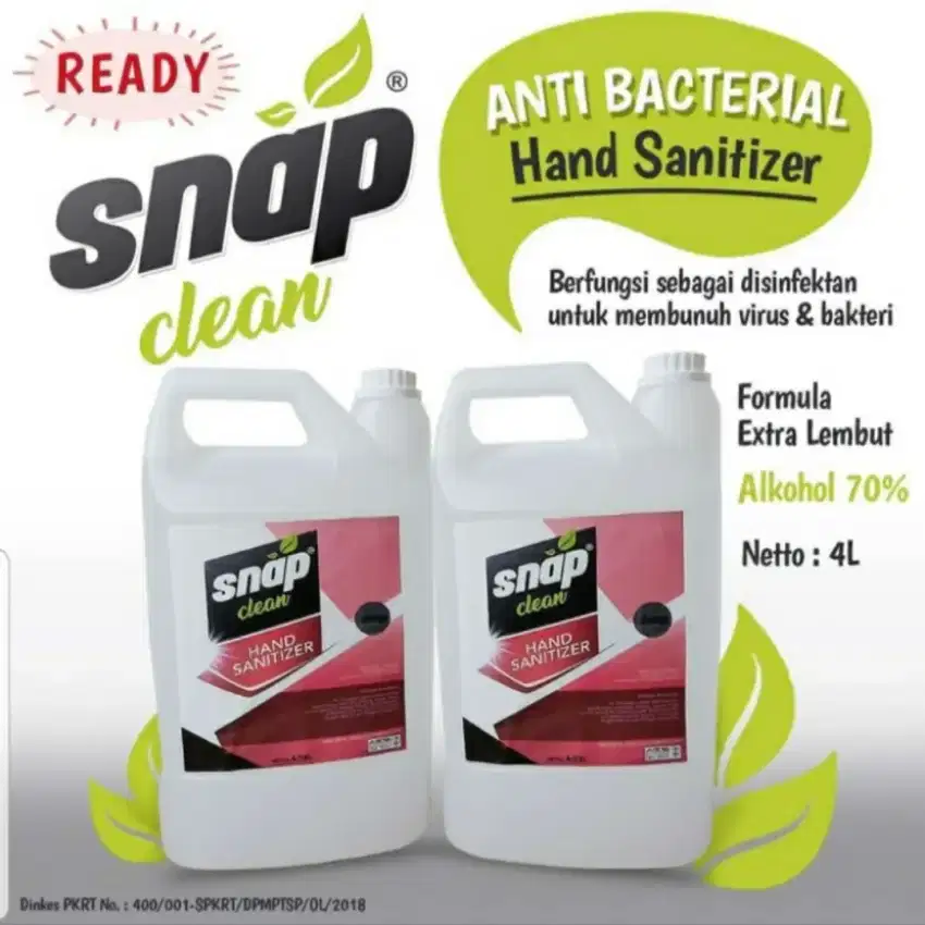 Hand Sanitizer Cair Uk. 4 liter