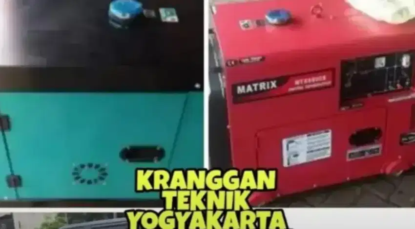 (KRANGGAN TEKNIK)genset silent daya 5000 watt genset output 5.000 watt