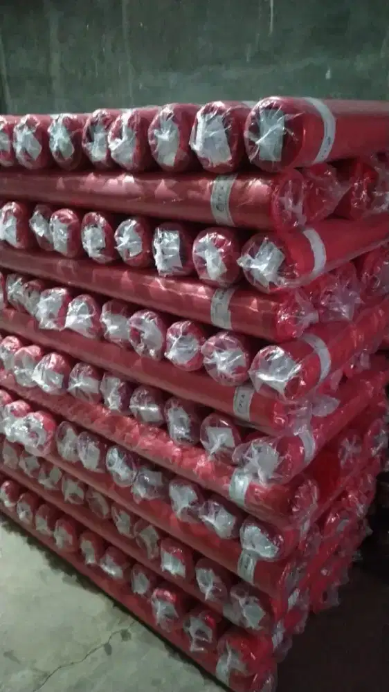 Bahan Kain Polyester Peles, Feles, satin Silk, Saten. Bendera spanduk