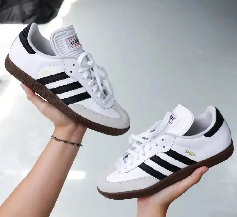 Sepatu Adidas Samba Classics White Original