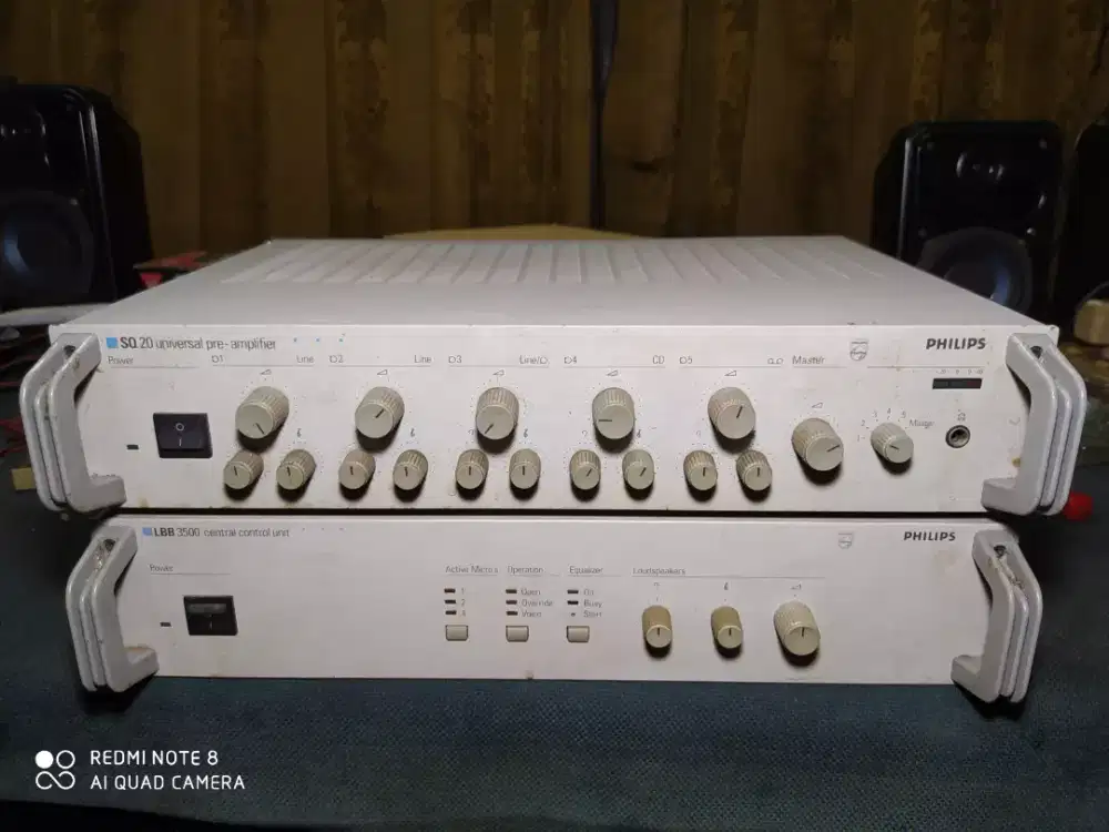 Phillips SQ-20, universal pre amplifier&LBB-3500 Central control unit