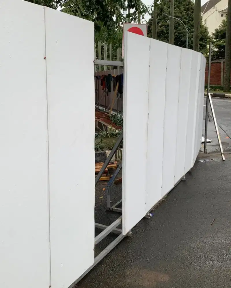 DIJUAL PAGAR PVC PAGAR PROYEK PPDU MURAH