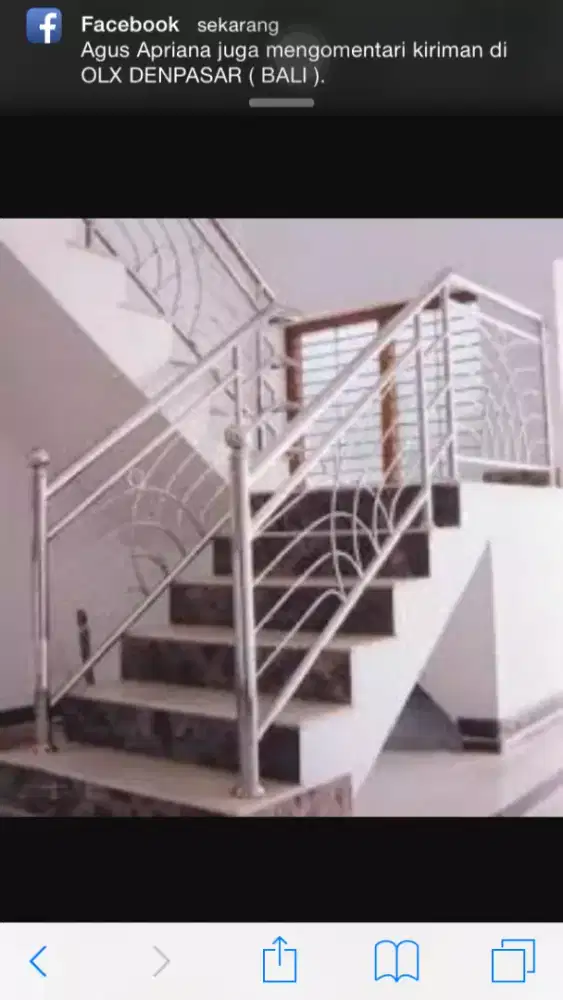 railling tangga dan balkon pagar