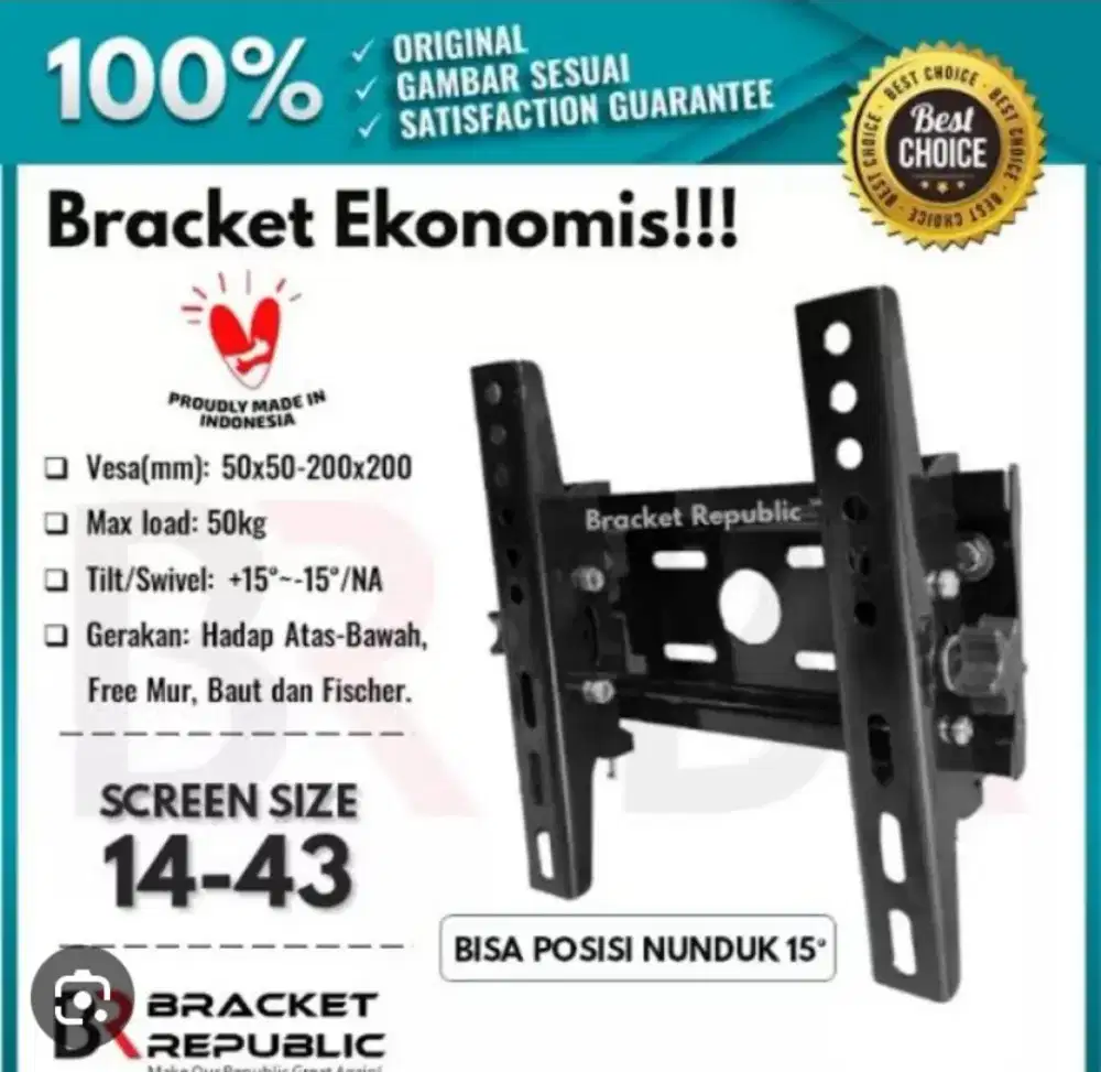 Bracket tv brackt LED