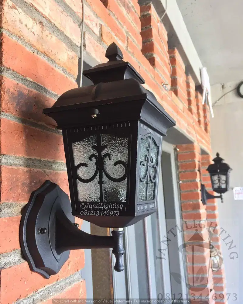 Lampu taman klasik lampu outdor eropa lampu pilar