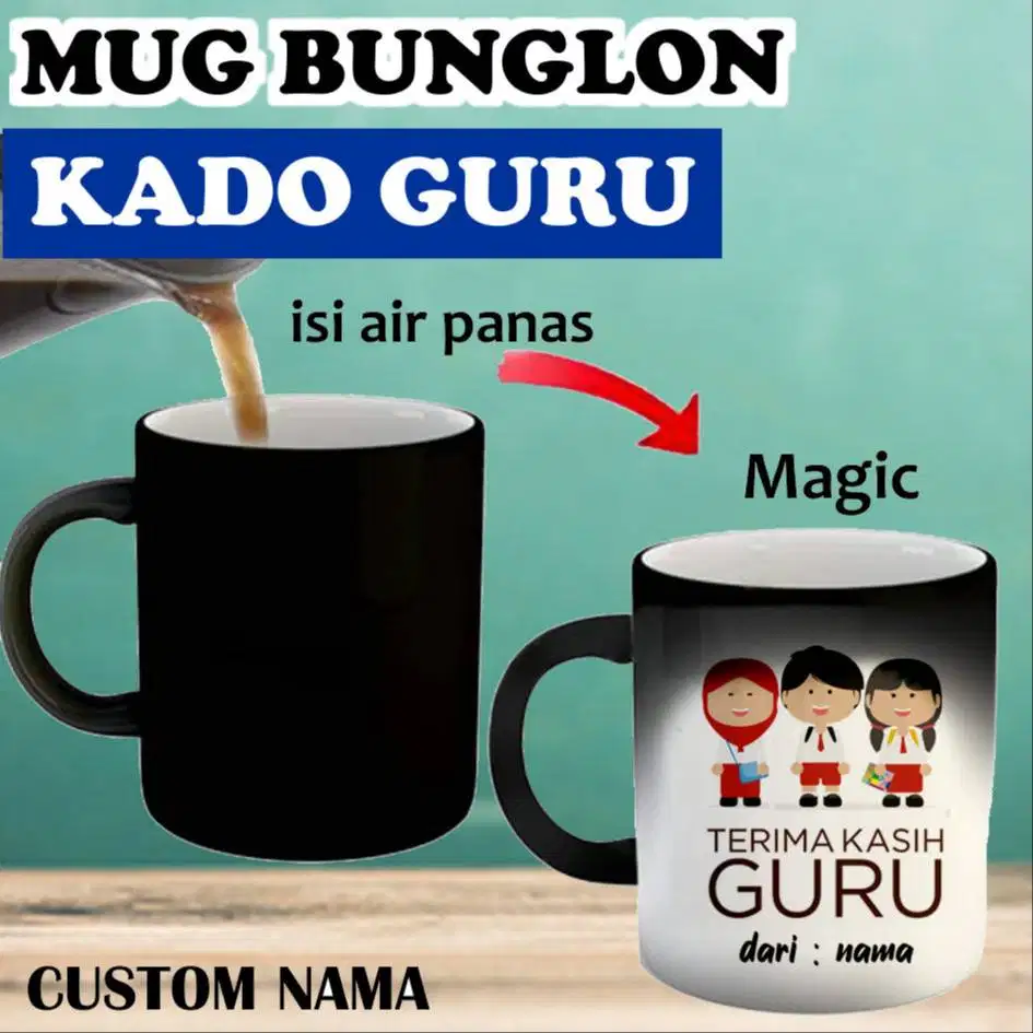 Hadiah Guru mug bunglon