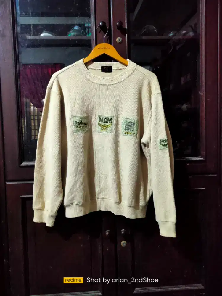 Sweater Crewneck MCM AUTHENTIC ORIGINAL
