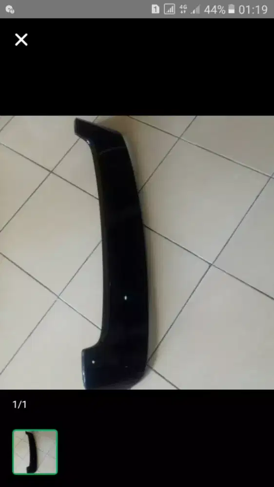 Spoiler Nissan Livina thn 07-12