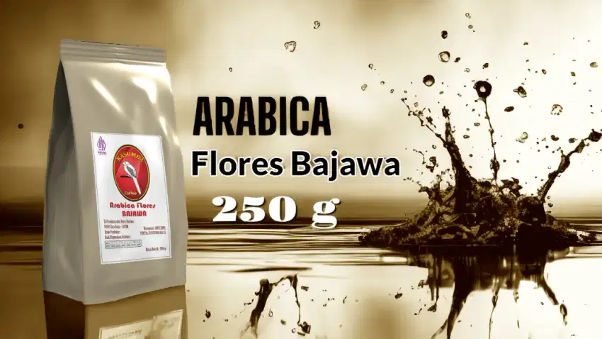 Kopi Arabika Flores Bawaja 250 gram (Biji/Bubuk) Grade A / Specialty