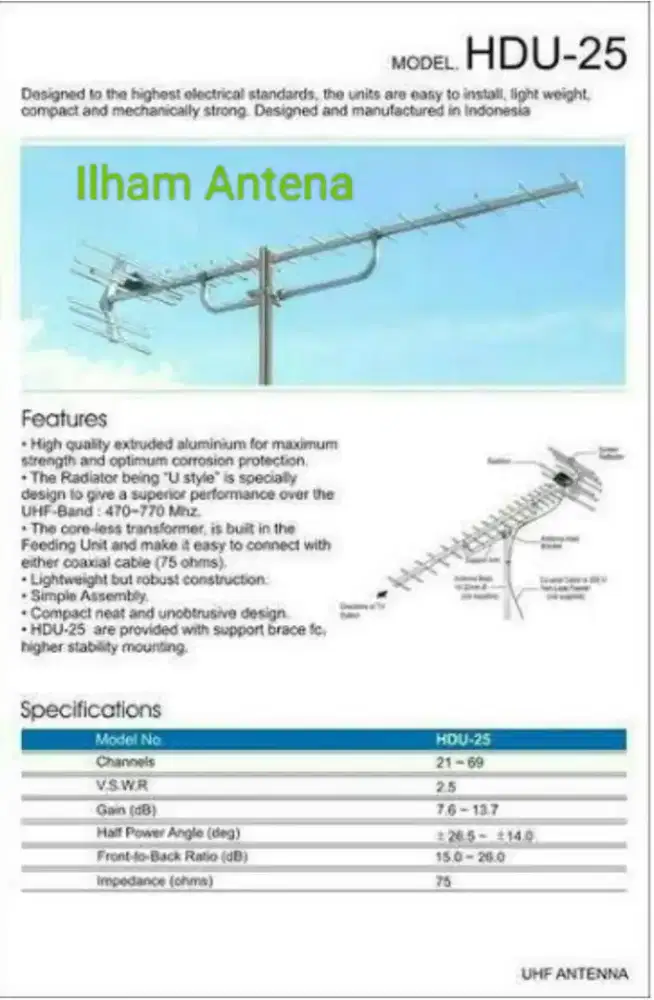 Jasa pemasangan antena tv digital