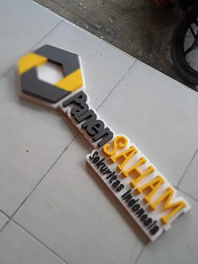 Logo timbul Styrofoam