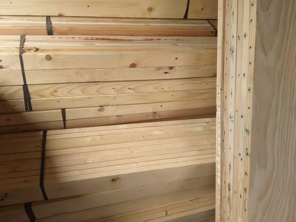 Balok Jati Belanda 3.5x4x110cm Serut