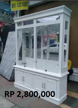LEMARI CRYSTALL LEMARI PAJANGAN LEMARI HIASAN BERBAGAI MODEL MINIMALIS