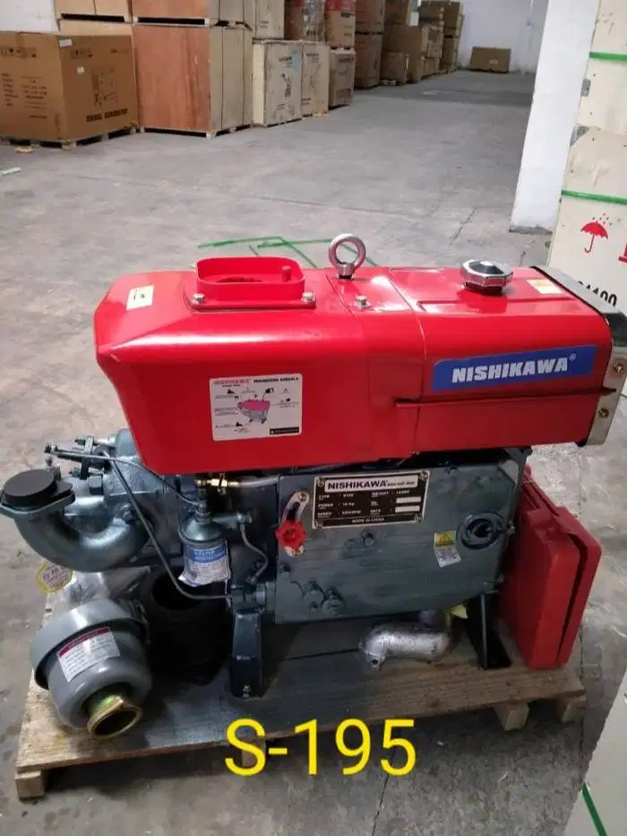 Diesel Engine (Mesin Penggerak Tenaga Solar) 13hp - NISHIKAWA S195