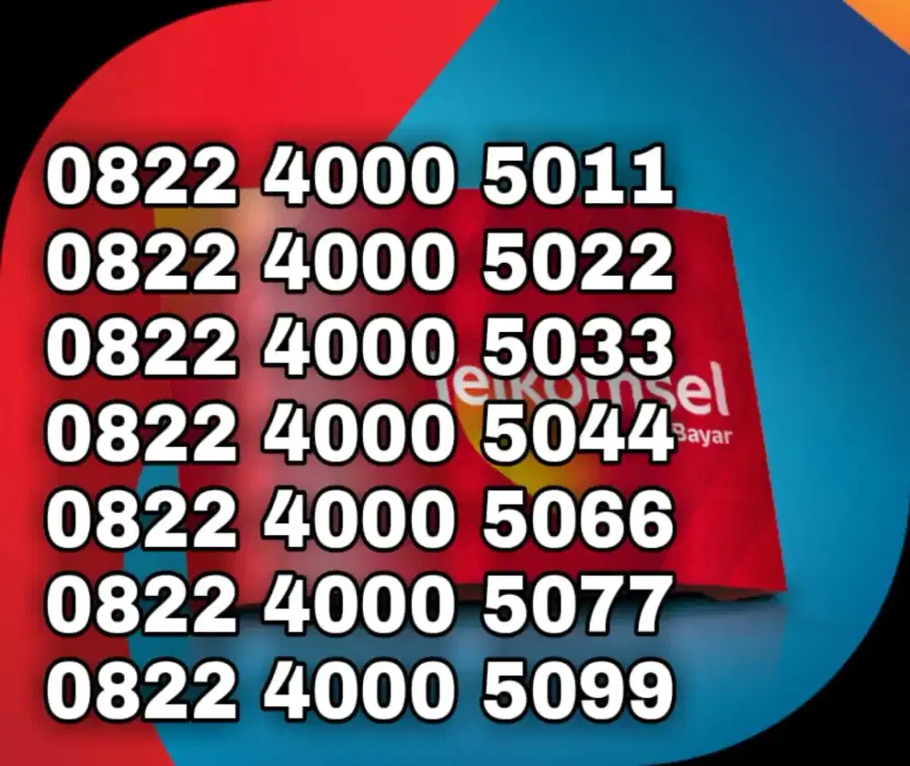 NOMOR CANTIK RIBU 50xx KARTU PERDANA RAPIH MURAH SERI 4000